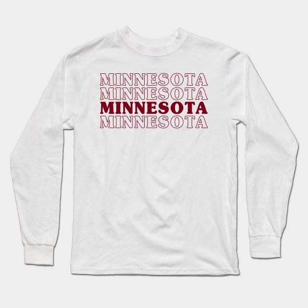 University of Minnesota Long Sleeve T-Shirt by sydneyurban